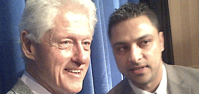 Click to enlarge Bill Clinton and Imran Awan