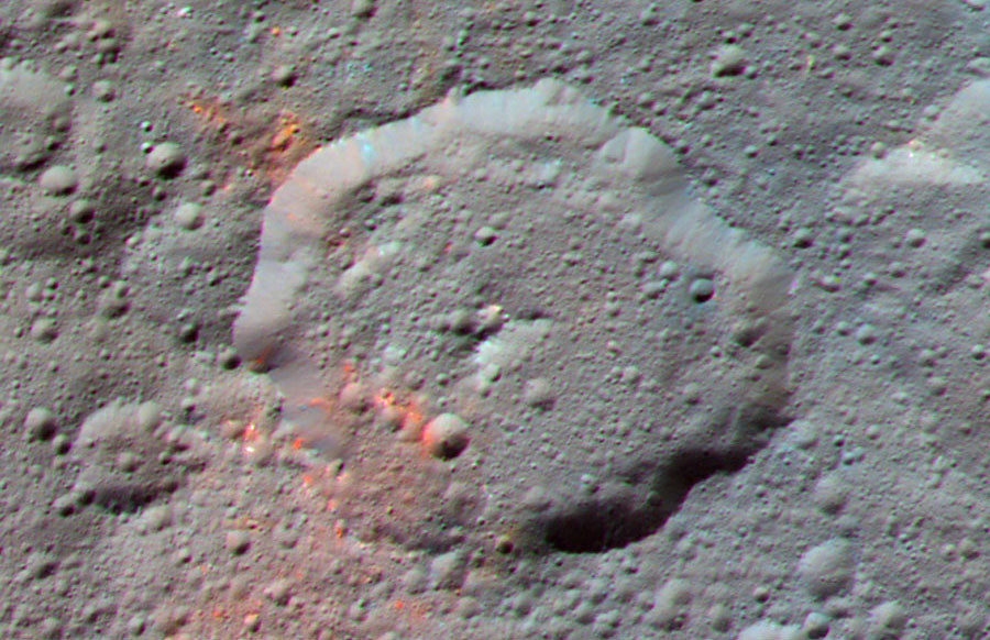 Click to enlarge Ceres Ernunet crater