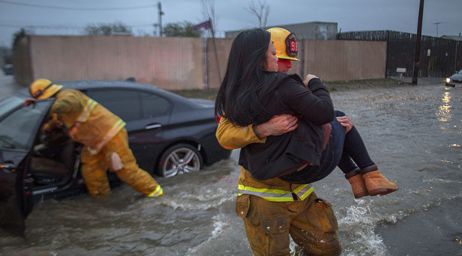 California flash flood