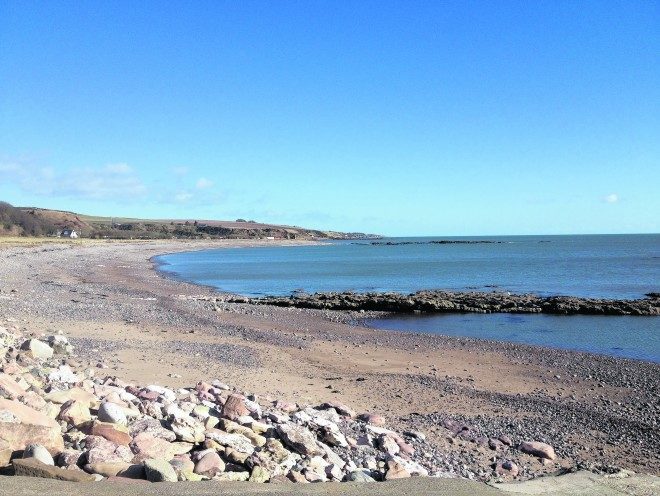 St Cyrus beach