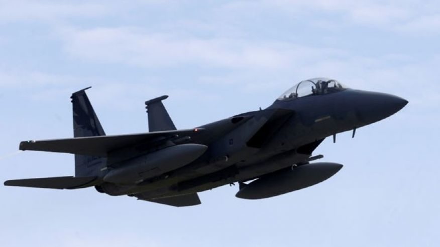 US F-15 fighter jet