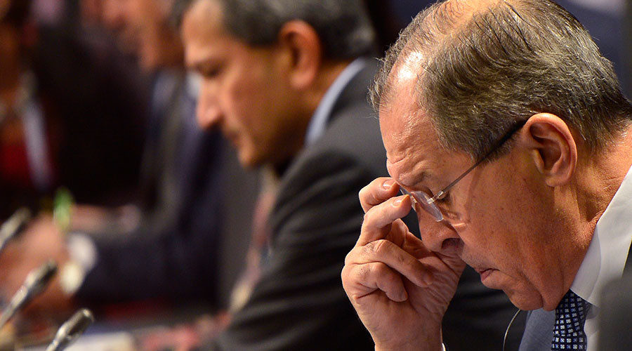 Click to enlarge Russian Foreign Minister Sergey Lavrov