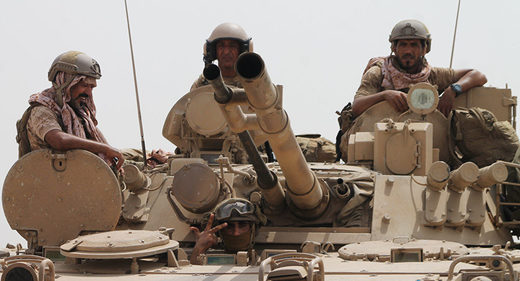 Saudi Arabia coalition soldiers in Yemen