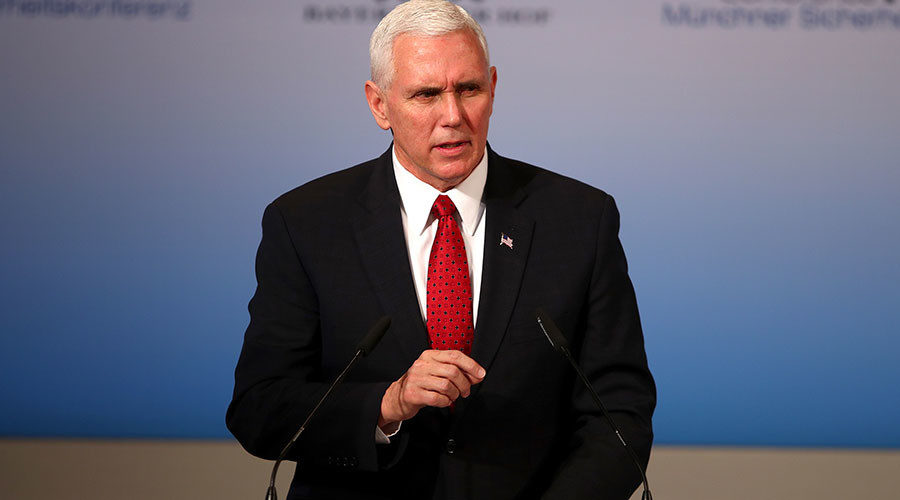 Click to enlarge U.S. Vice President Mike Pence
