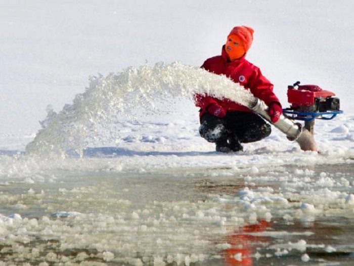 Adding ice to the Arctic!