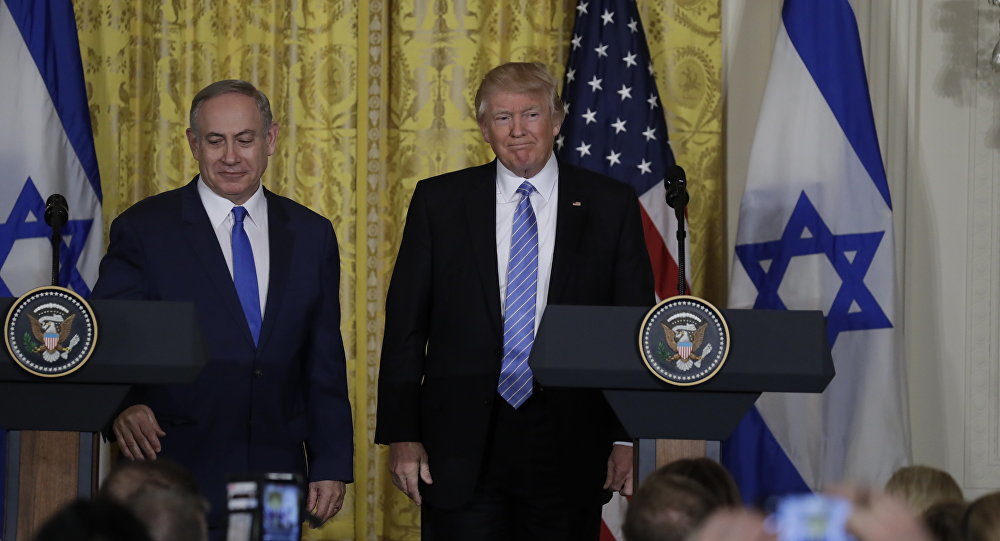 Benjamin Netanyahu and Donald Trump