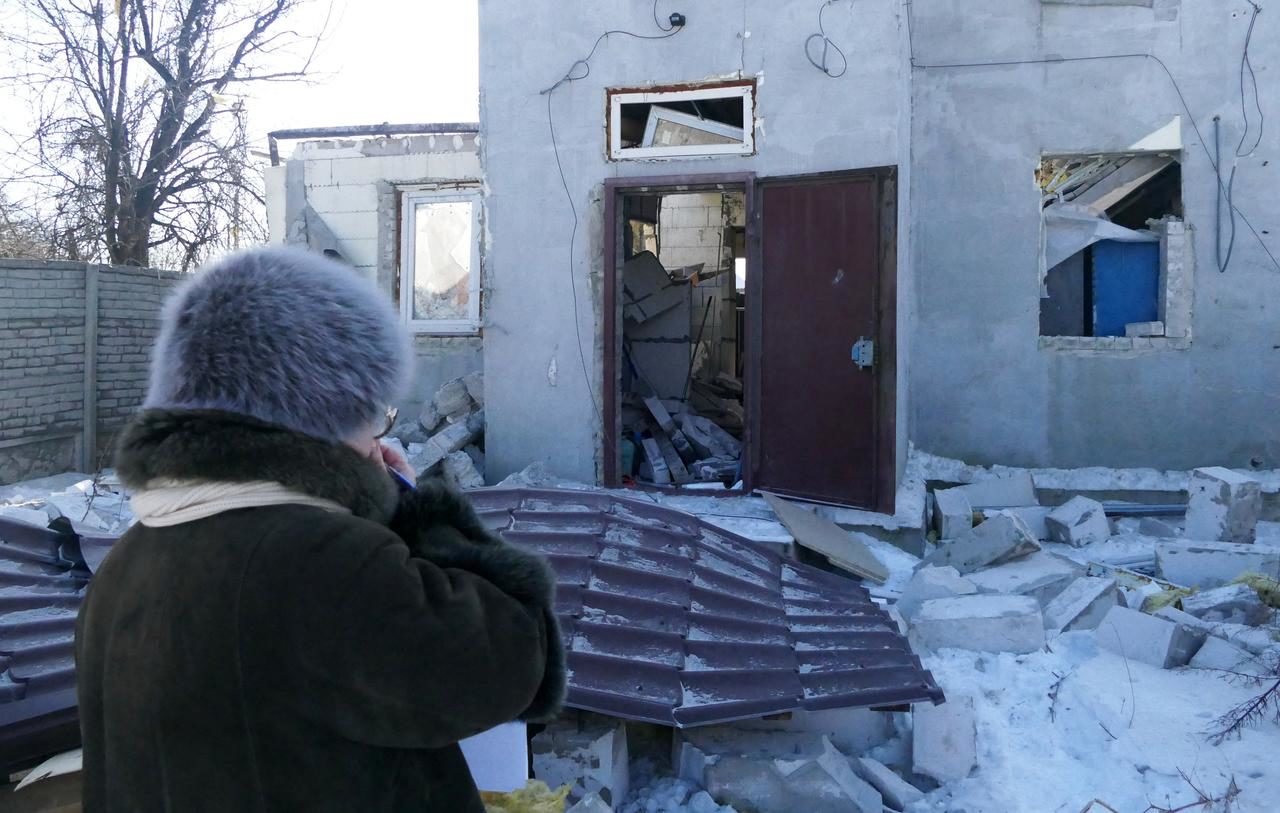Click to enlarge Donetsk Makeevka shelling bombing Ukrainian Army Ukraine Kiev