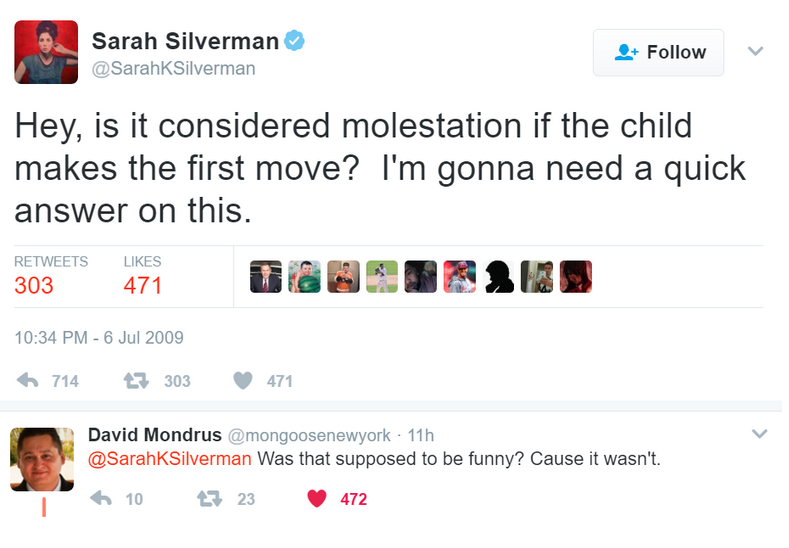 Sarah Silverman tweet