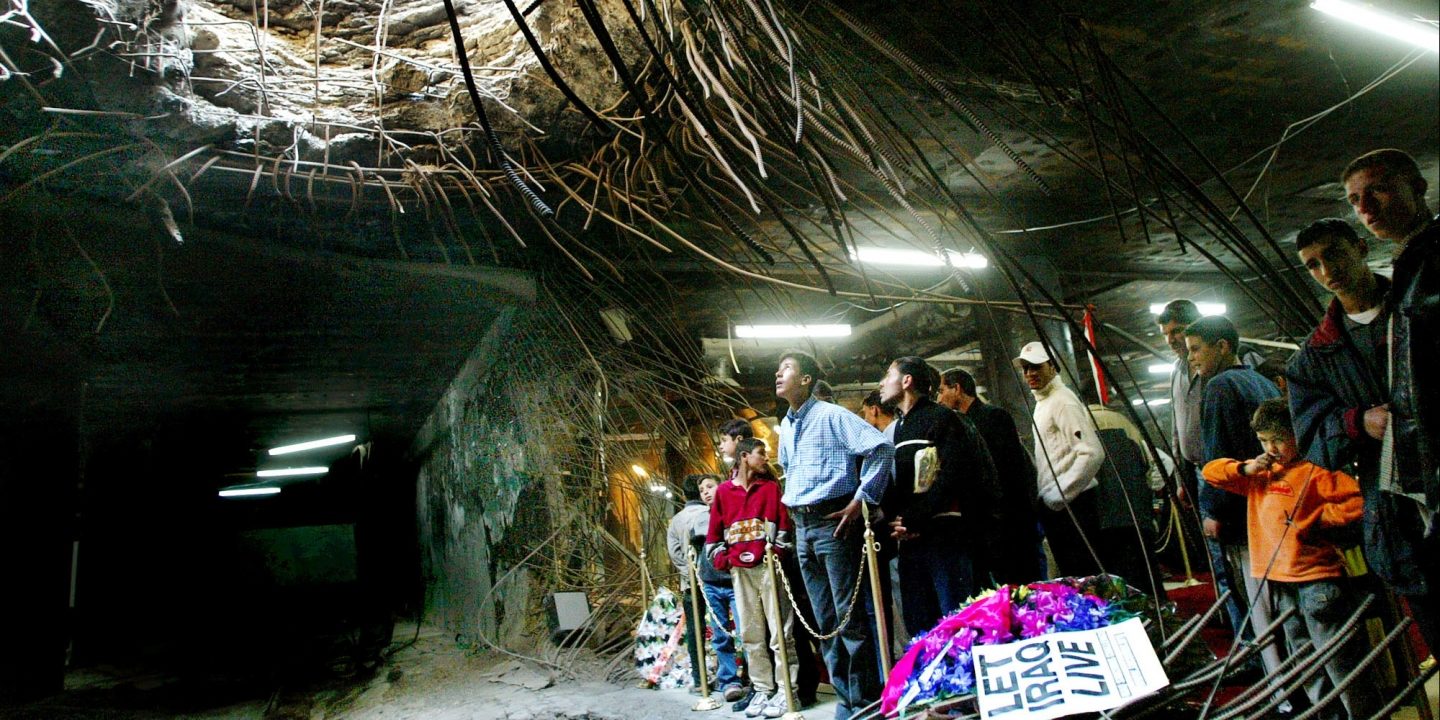 Click to enlarge iraq bomb shelter memorial