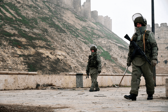 Click to enlarge russian sappers aleppo