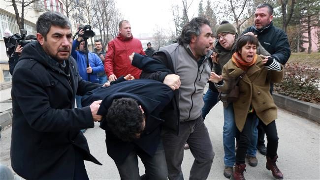 Turkey protest police