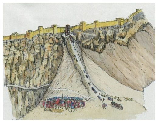 Roman assault on Masada