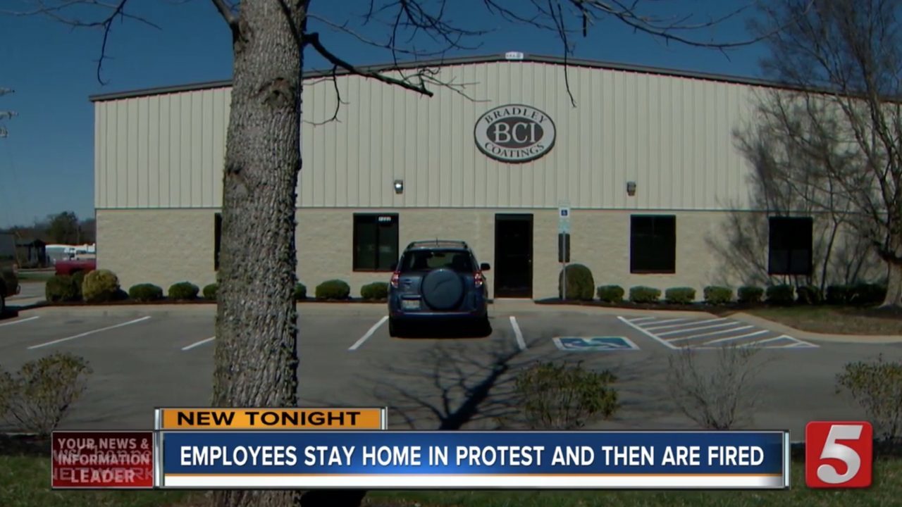 protestors fired