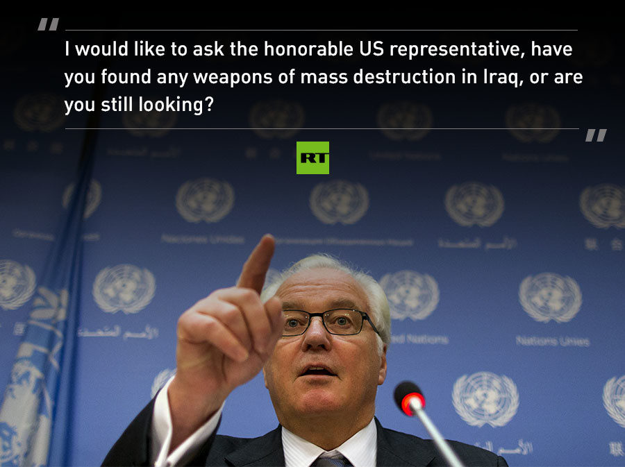 Vitaly Churkin Russian diplomat quotes