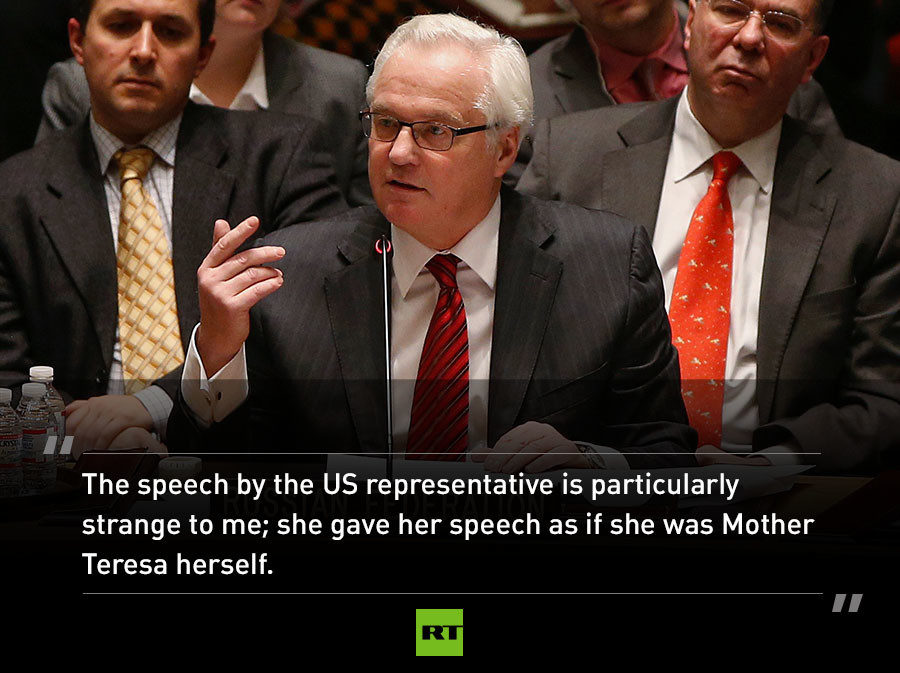 Vitaly Churkin Russian diplomat quotes