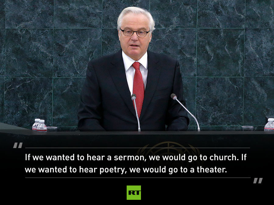 Vitaly Churkin Russian diplomat quotes