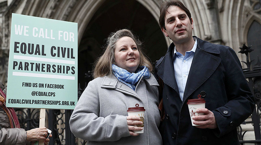 Click to enlarge Rebecca Steinfeld (L) and Charles Keidan