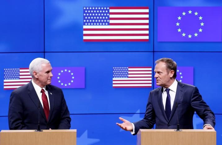 Click to enlarge pence tusk meeting