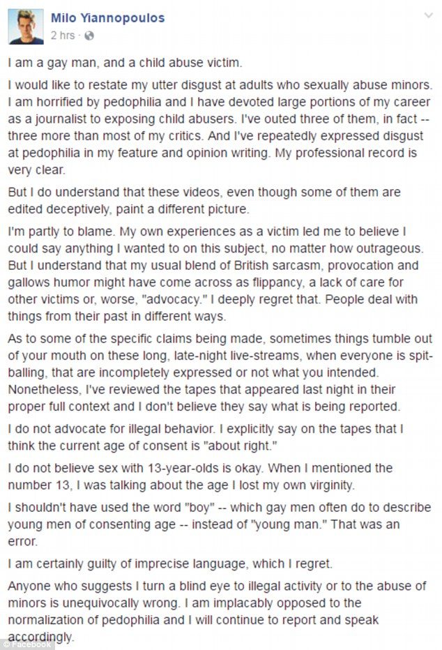 milo apology facebook