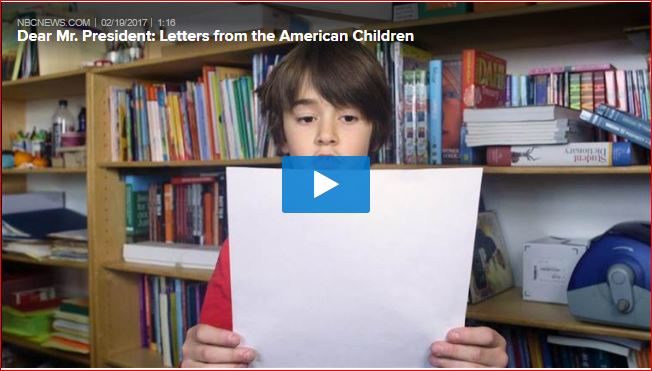 Kids anti trump letters 2