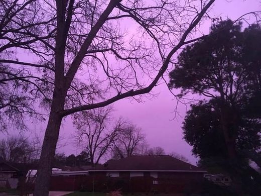 Click to enlarge purple sky houston