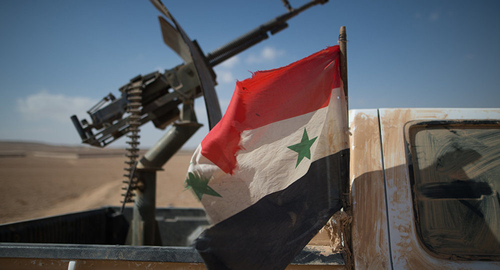 Syrian army truck