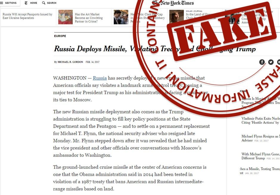 Click to enlarge Russia Foreign Ministry Fake News Mainstream media propaganda