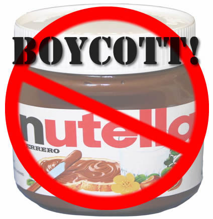 boycott nutella