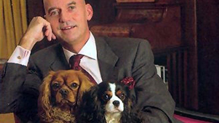 Click to enlarge Pim Fortuyn and his dogs