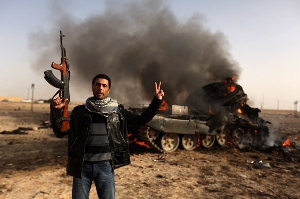 Click to enlarge Libyan rebel