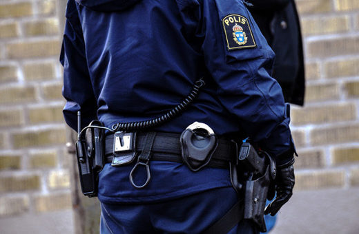 Swedish police officer