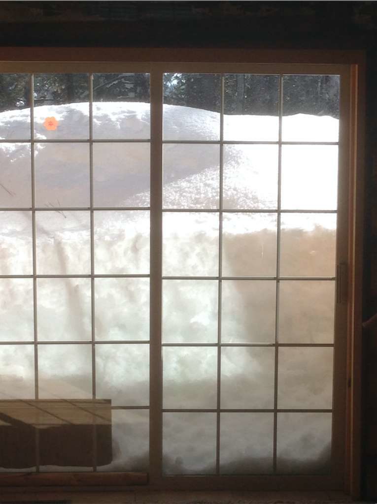Click to enlarge Snowed in! The snow was piled up high outside a house in Truckee, Calif., on Feb. 21, 2017.