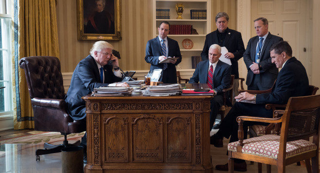 Click to enlarge Trump in the Oval Office