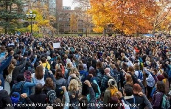 university michigan protests