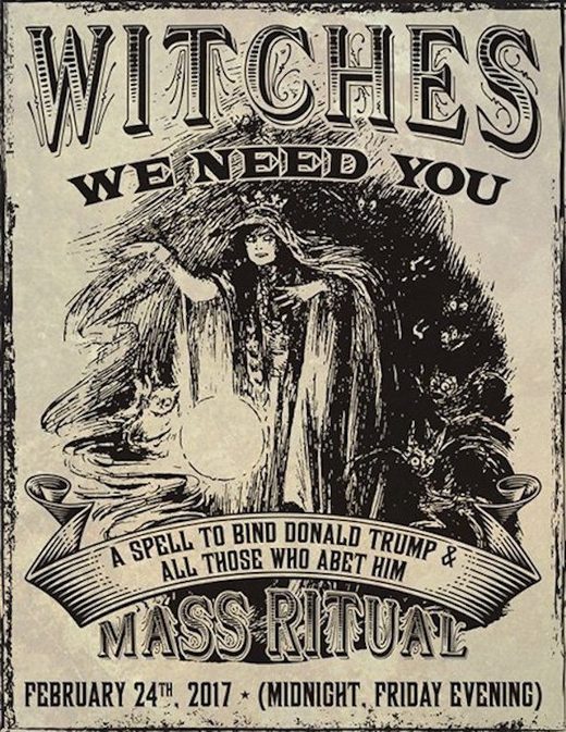 Click to enlarge Mass spell ritual for Trump