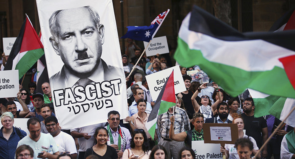 Netanyahu protest Israel Zionism 
