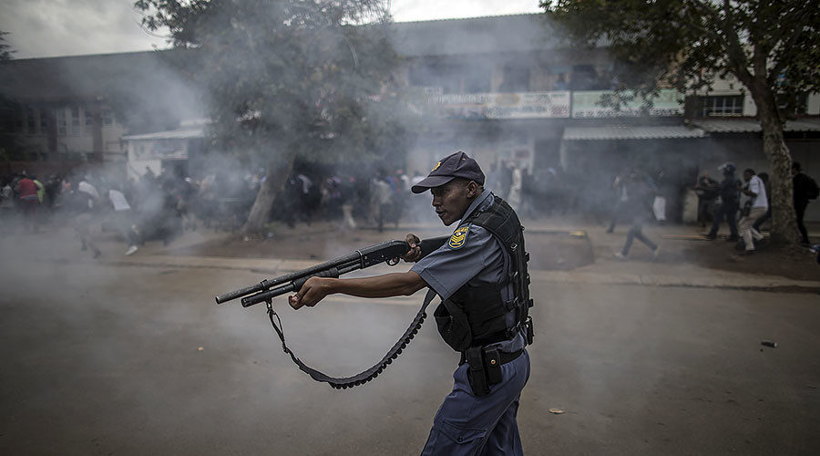 South African police