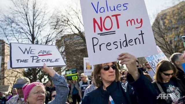 trump protest