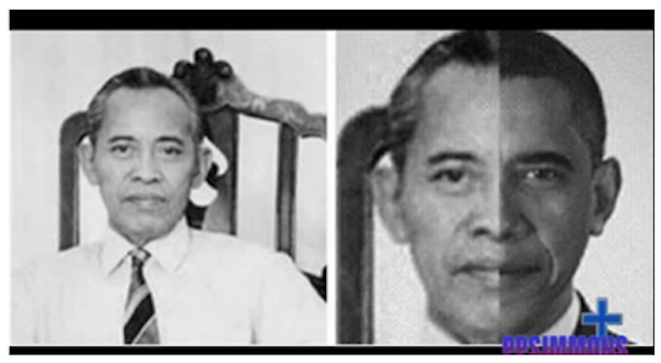 Click to enlarge Obama and dad