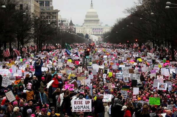 Click to enlarge Women's march