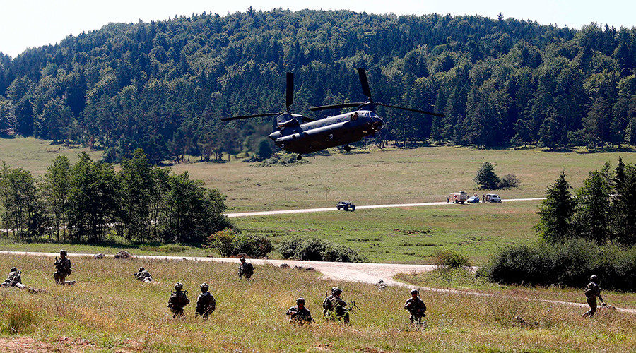 Click to enlarge NATO military exerecise