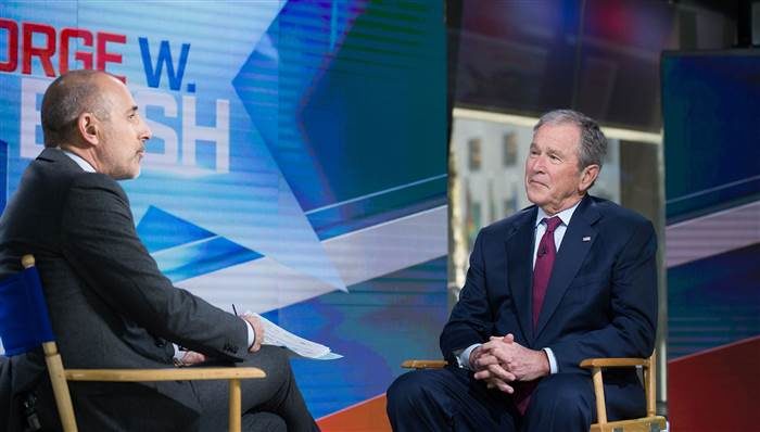 Click to enlarge Today Lauer Bush interview