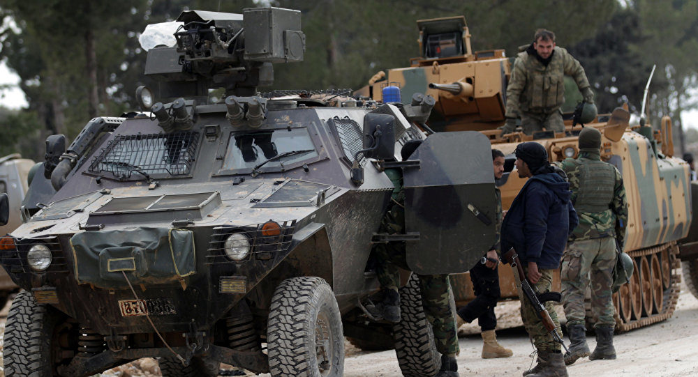 Turkish forces and FSA forces