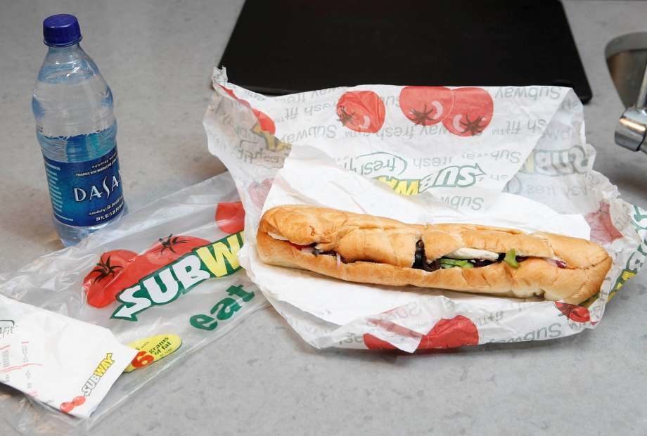 Click to enlarge Subway sandwich