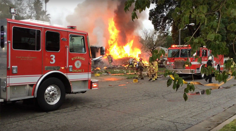 Riverside CA plane crash