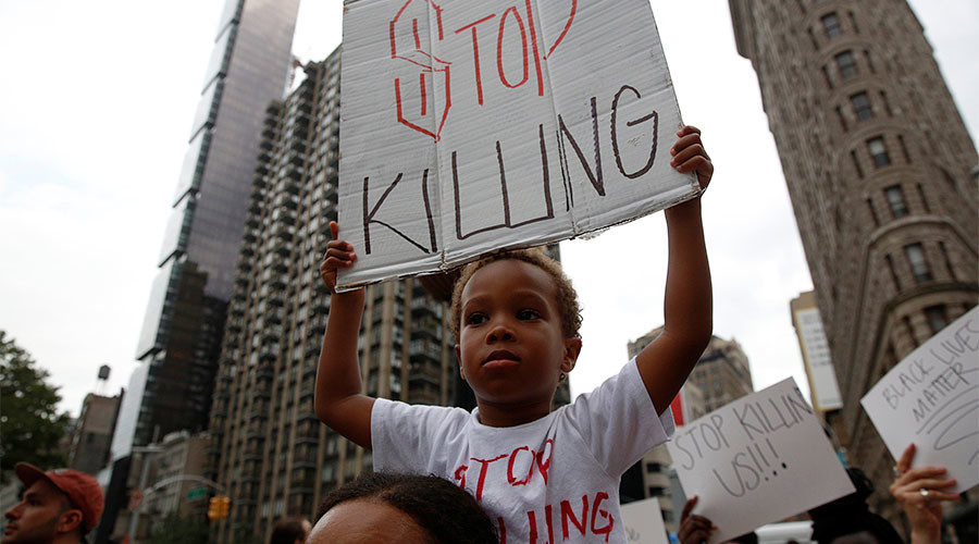 Castile protester
