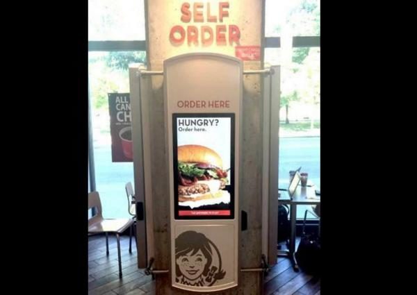 Wendy's kiosk