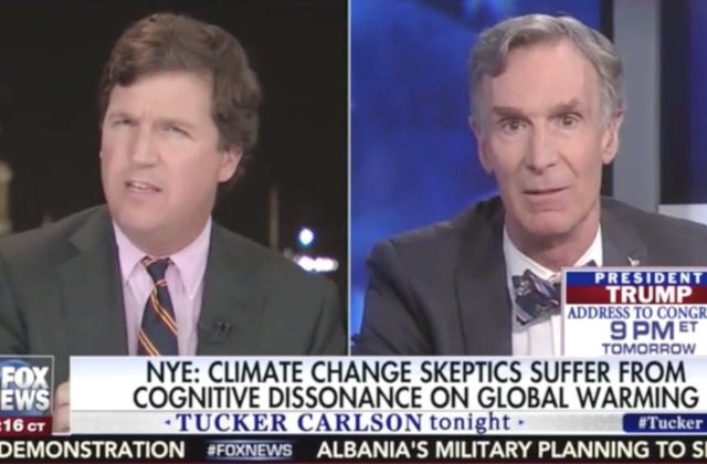 Tucker Carlson, Bill Nye