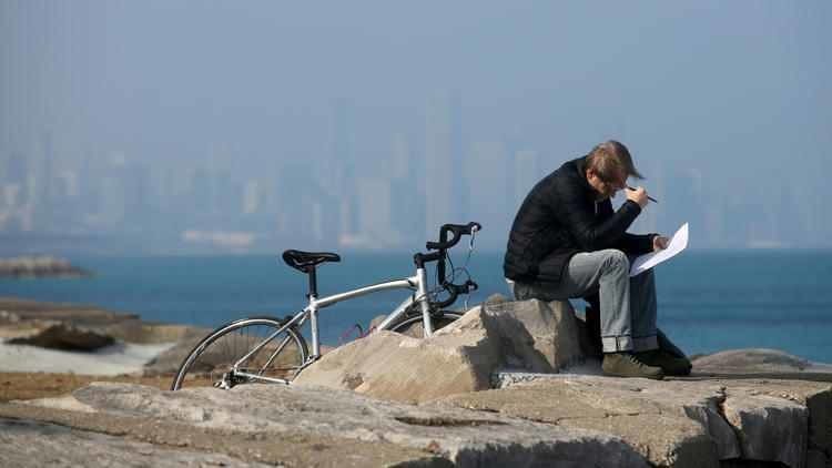 record warm spring in Chicago