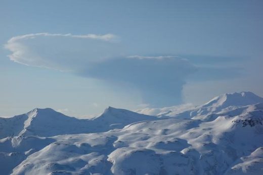 Click to enlarge Bogoslof eruption